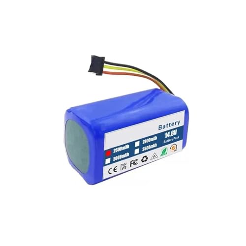 14.4V Battery, Compatible for Qihoo 360 S5 S7 S7Pro T90 X9 Robot Vacuum Cleaner Replacement Battery(4800mAh)
