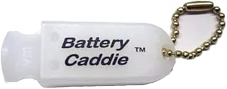 Hearing Aid Battery Caddie Keychain (White)