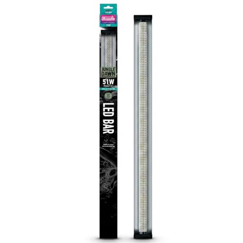 Arcadia Jungle Dawn LED Bar 34 Long 51 Watts High Lumen Output High Output LED Light Bars for Reptiles Terrariums Plants and Indoor Use Long Lasting Easy to Use Natural Plant Grow Lighting