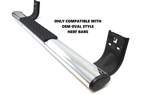 Red Hound Auto Replacement Side Step Nerf Bar Pad For Factory Oval Bars Compatible With Dodge Ram 1500 2009-2019, 2500 (2009-2018) And More #TOP2