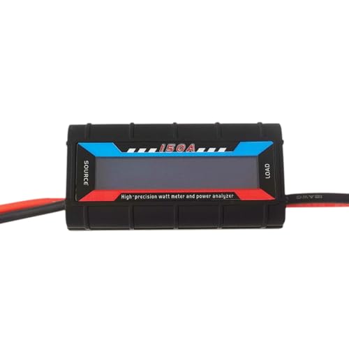Image of 150A Watt Meter Power Analyzer, High Precision RC Multi Meter, Battery Testers Voltage Amp Consumption Performance Monitor for Voltage(V) Current(A) Power(W) Charge(Ah) and Energy (Wh)