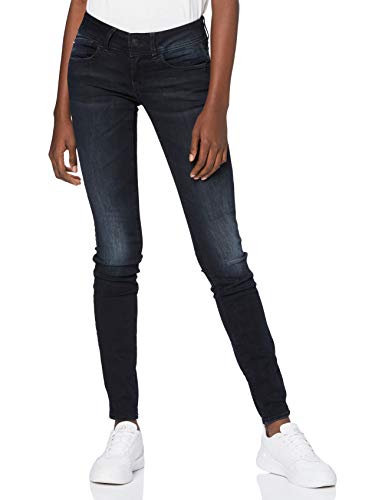 G-Star Raw Jeans Lynn Mid Waist Skinny Para Mujer, Azul Dk Aged 60885-6545-89 , 24w 30l G-Star Raw Jeans Lynn Mid Waist Skinny Para Mujer, Azul Dk Aged 60885-6545-89 , 24w 30l