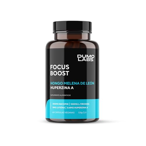 Vitamínicos, Focus Boost - Nootrópico Natural para Mejorar el Enfoque, Concentración y Energía