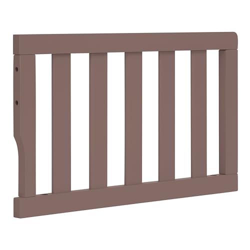 Image of Dream On Me Toddler Guard Rail for Convertible Crib, Solid Wood Bed Rail for Toddler Bed Conversion, Baltic Amber