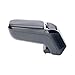 Produktbild RATI ARMSTER 2 Armlehne kompatibel für Renault TWINGO 2014- / SMART FORTWO & FORFOUR 2014-19 / SMART EQ 2017-24 [schwarz,vegan Leder,12V Kabel] nachrüstbare Mittelarmlehne mit Staufach