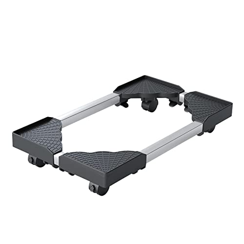 Magideal Adjustable Computer Tower Stand,Cpu Holder,Pc Riser,Stable With 4 Wheels Durable Mobile Pc Stand Holder Printer Cart For Gamers Floor Carpet #TOP5