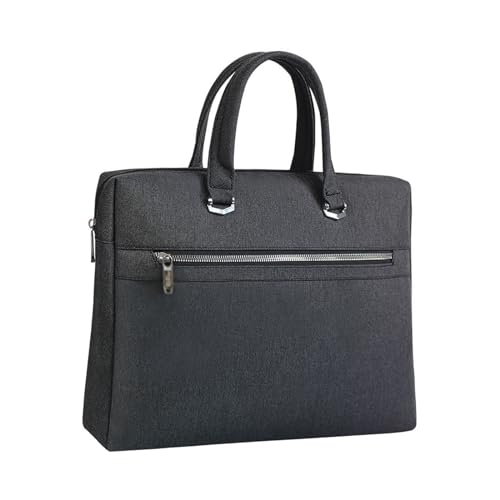 Thickened Document Bag Business Briefcase Carrying Briefcase for Men Black Thickened Document Bag for Women