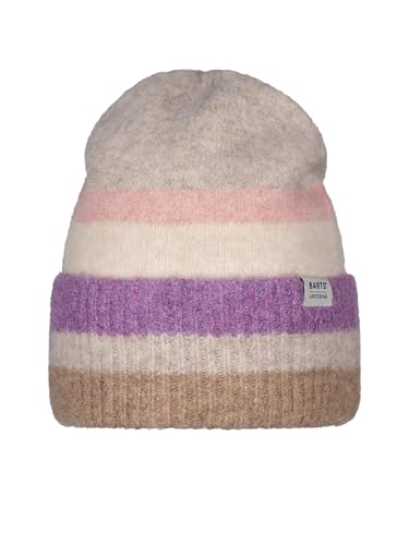 Bonnet Simonie Beanie Barts protège du froid avec sa maille marron