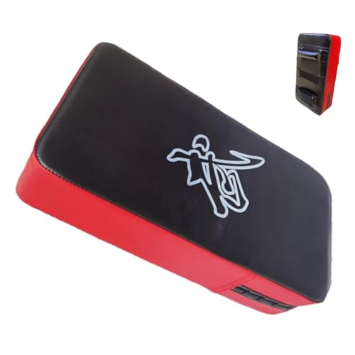 FOYTOKI Almohadilla De Boxeo Para Patadas y Golpes, Escudo De Puño Engrosado, Pu Resistente, Correas Adhesivas, Entrenamiento De Artes Marciales Para Niños y Adultos, Kickboxing, Taekwondo y Muay Thai