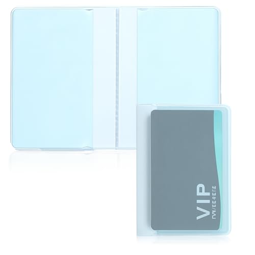 1 Pieces Plastic Transparent Wallet Insert Credit Card Holder Clear Credit Card Wallet Picture Photo Holder 10 page for Wallets Bifold or Trifolds Wallets Credits Cards Driver License Pictures