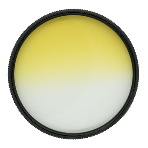 Filtro amarillo de 72 mm graduado para corregir cielos expuestos en fotografía 2