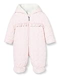 Vintage Sanetta Baby-Mädchen Outdooroverall rosa Winter-Overall in mädchenhaftem Kidswear perfekt für die kalte Jahreszeit, 068