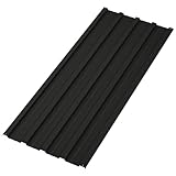 Jaxilyn Metal Roof Panels 20 Pcs Roofing Panels Galvanized Steel with Screw Resistant,Versatile and Durable Suitable for Garages,Sheds, Stables and Mobile Homes Black 99 sq.ft