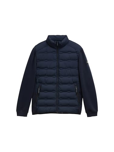 Jacket Homme TOM TAILOR 1049685 veste mi-saison droite bleu marine