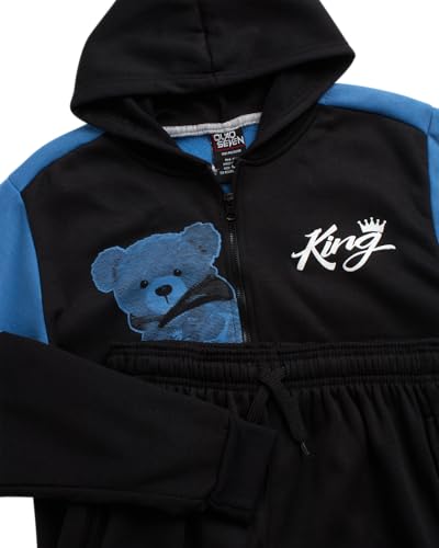 Quad Seven Boys' Sweatsuit Set - 2-Piece Active Fleece Hoodie Sweatshirt and Joggers Sweatpants for Boys (Sizes: 4-14)3