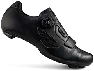 Chaussures De Cyclisme Lake CX176 Noir/gris Taille 44 EU - Cuir, Compatible Cales 3 Trous, Neuves Sans Boîte