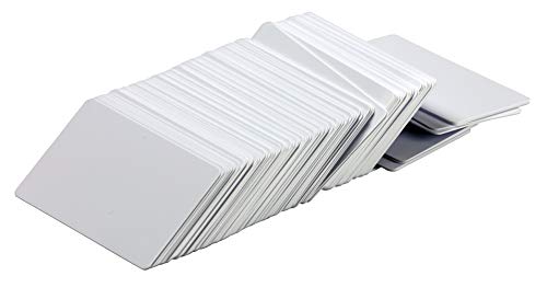 COLIBYOU PVC Cards (100 Pack) - 30 Mil - PVC ID Cards, Best Quality, Enhanced Ink Receptive Coating - Waterproof, Double Sided, Edge to Edge Printing.