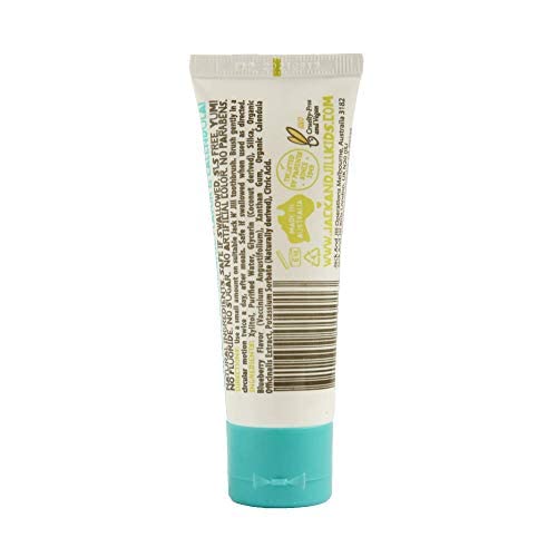 Jack N' Jill Kids Natural Toothpaste - Kids Toothpaste Fluoride Free, Organic Flavors, Bpa Free Sls Free, Makes Tooth Brushing Fun For Kids - Banana & Blueberry, 1.76 Oz (Pack Of 2) #TOP1