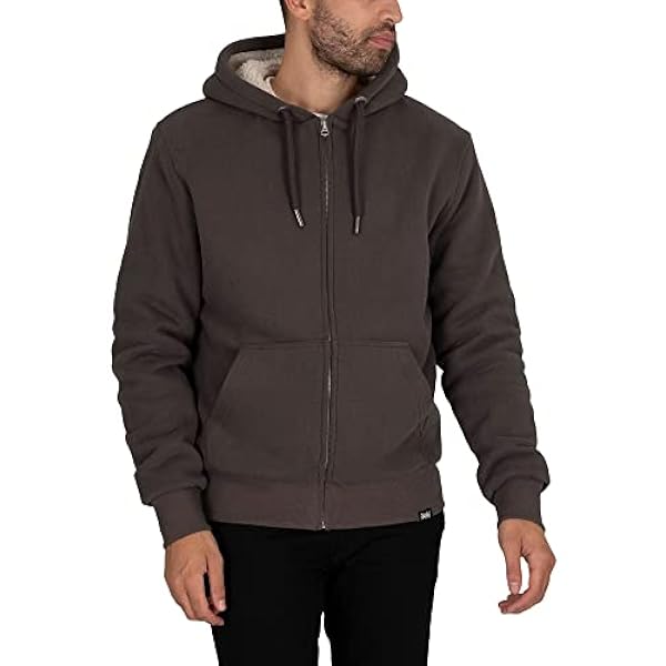 Superdry Borg Lined Zip Hood Sudadera con Capucha para Hombre