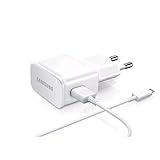 Courant de sortie : 2000 mA Samsung EP-TA12EWEUGWW 10W - Chargeur secteur de voyage Micro-USB pour Samsung Galaxy S7 - Blanc