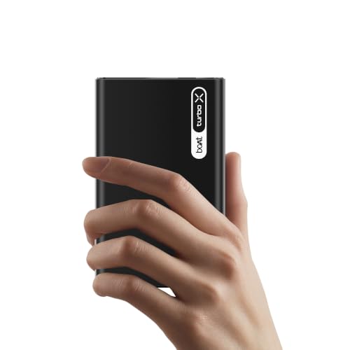 Image of boAt EnergyShroom PB665 Turbo X, 30000mAh Laptop Powerbank w / 65W Turbo Fast Charging, 100W high-Speed Cable. Compact, for MacBooks, laptops, iPhones, Android, Smartphones, Tablets (Onyx Black)