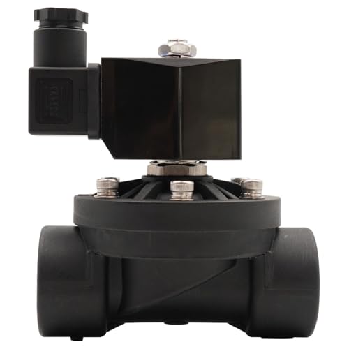 Válvula solenoide NPT de 3/4 pulgadas y 12V DC para control de agua en tuberías de plástico NC 3