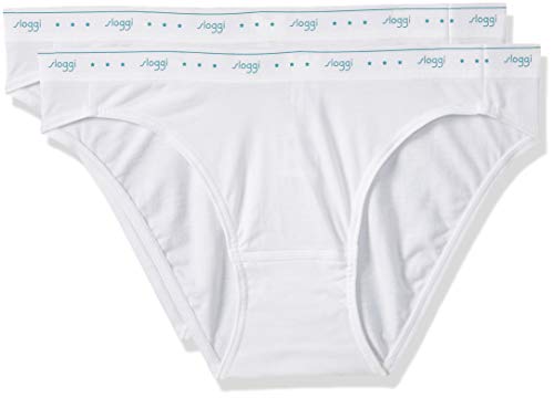 Preisvergleich Produktbild Sloggi Damen 24 / 7 100 Mini 2P Slip, White, 42