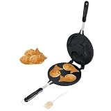 AMGSH Taiyaki Fish Shape Cake Pan, 3 Fish Taiyaki Waffle Cake Maker, 16.5"