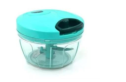 KP International 500ML Mini Handy Chopper and Fruit Cutter | Chilly with Stainless Steel Blades (Pack of 1, Multicolor) Chopper Chopper dori Slicer Chilly Cutter Chopper Blue I,_KP14