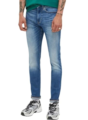 Tommy Jeans jean homme bleu droit DM0DM16638 pantalon mode