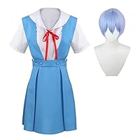 Amazon.co.jp: 惣流 アスカ ラングレー 綾波レイ コスプレ 制服 新世紀