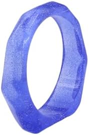 LKingel Acrylic Resin Chunky Bangle Bracelets for Women Colorful Resin Wristband