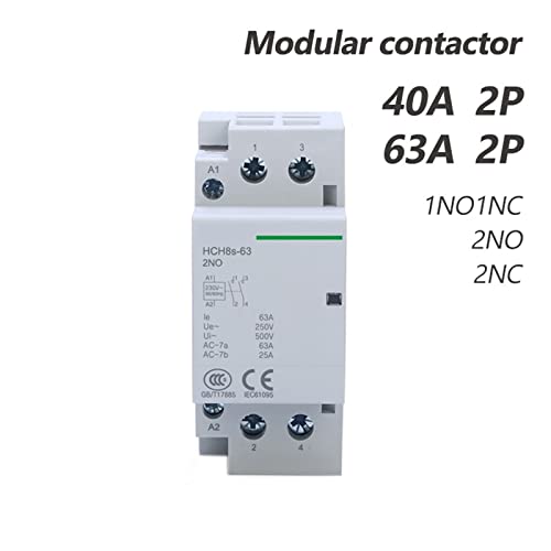 Contacteur rail Din HCH8s 2P 63A pour optimiser la gestion d'énergie
