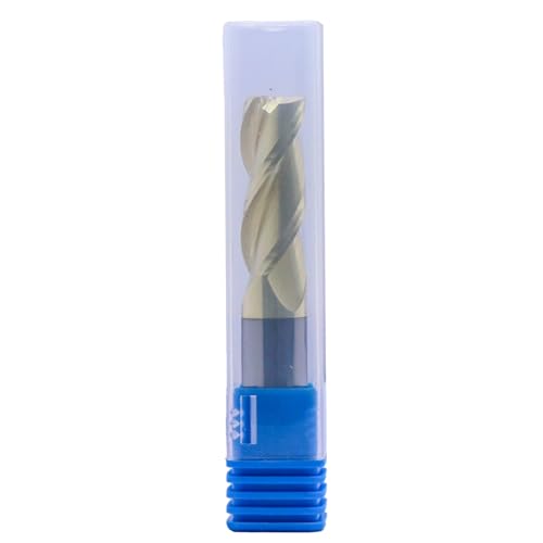 Image of BestParts 1 /2 inch 3 Flute Solid Carbide End Mill for Aluminum - ZrN Coated | 37 Degree Helix, 1 /2 inch Cutting Diameter, 1 /2 inch Shank Diameter, 1-1 /4 inch Length of Cut, 3 inch Overall Length, Square End