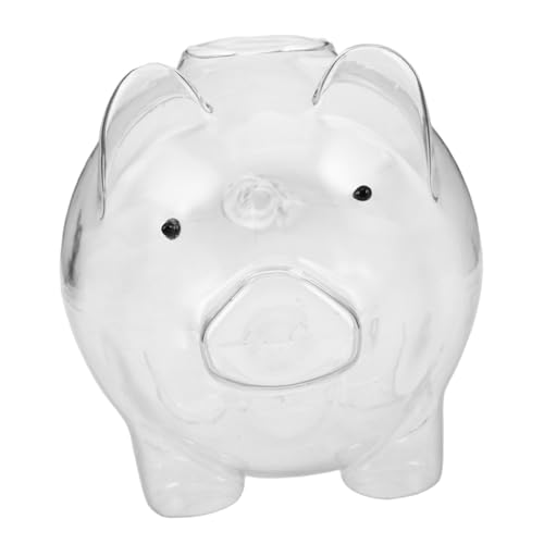 POPETPOP Vaso de Vidrio Cerdito de Borosilicato Transparente para Cócteles Jugos y Café Copa Divertida para Fiestas y Celebraciones Apto para Lavavajillas Reutilizable