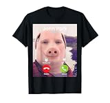 John Pork Calling Decline Accept Incoming Call John Pork T-Shirt