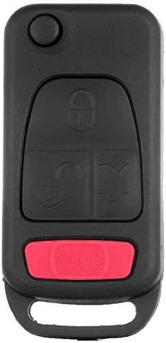 Miniatura 3 de ECCPP Funda de repuesto para llave sin llave sin corte, para Mercedes Benz Series 94-2005 NCZMB1K (paquete de 1)