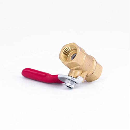 Mini vanne laiton 1/4 NPT robinet interception eau gaz air maison 1pc - 7
