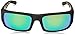 Spy Optic Caliber Wrap Sunglasses, Soft Matte Black/Happy Bronze Polar/Green Spectra, 1.5 mm