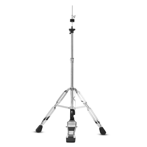 Image of Kadence HHH01 Home Series 1.9kg Hi-Hat Stand | Chain-Drive Pedal & Adjustable Tension | Double-Braced Tripod | Practice Ready | Chrome Finish