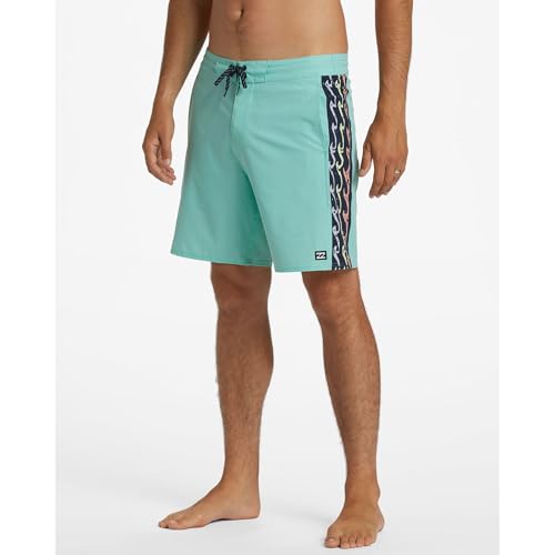 Billabong Men's D Bah Lo Tide 18" Boardshorts, Color Minty, Size 384