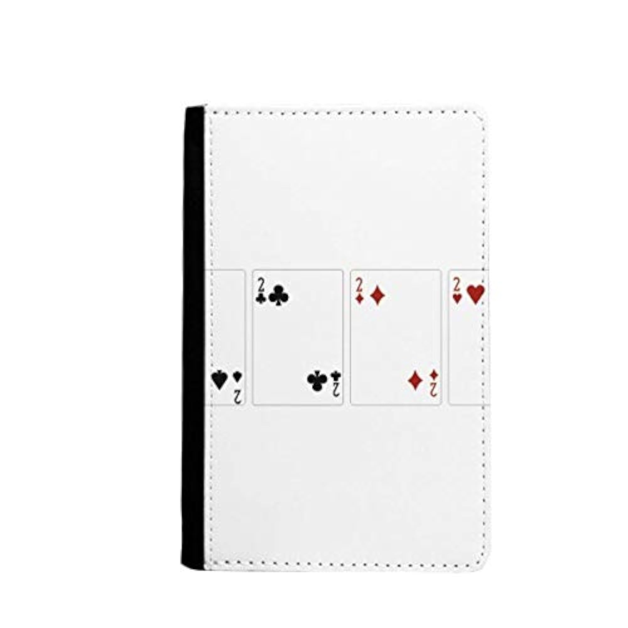 Heart Spade Diamond Club Pattern Passport Holder