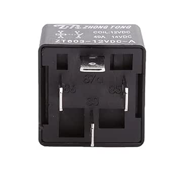 Moxic 12V 40A 4 Pin Automotive Normally Open Contact Relay : Amazon.in