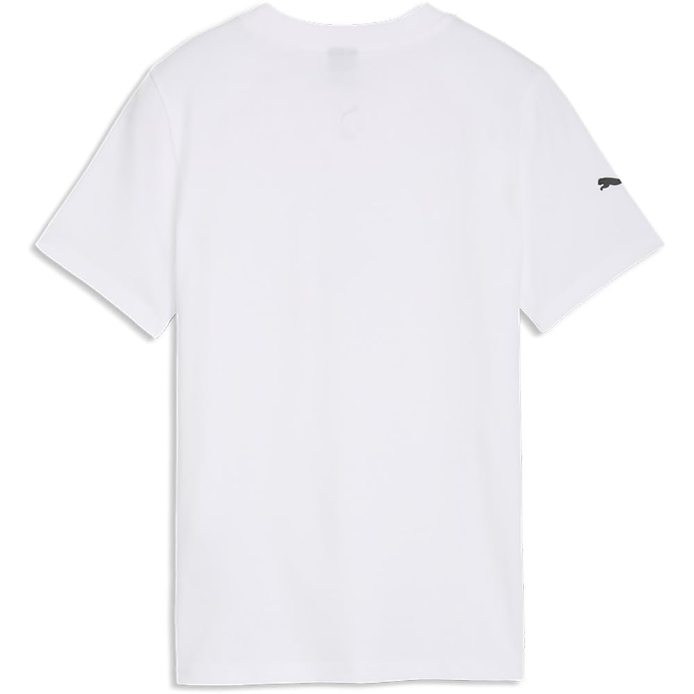 Puma T-Shirt Unisex - T-Shirt con quadrante colorato Ferrari per Adulti Puma WHI Tees