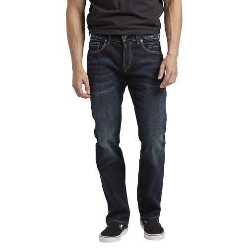 Silver Jeans Co. Men's Allan Slim Fit Straight Leg Jeans