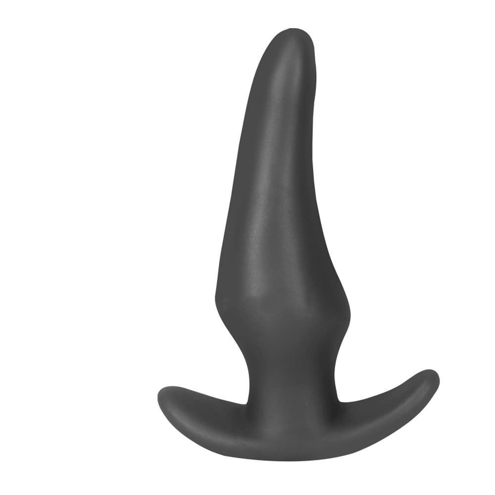 Superweicher Silikon-Buttplug Dildo S/M/L/XL-Analplug Prostatamassage Anal Vaginal Anus Dilatator Masturbierender Sexspielzeug für Anfänger Männer Frauen (Schwarz-XL)