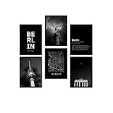 👍 DIE PERFEKTE GESCHENKIDEE - Unsere Poster & Kunstdrucke (OHNE RAHMEN!) eignen sich perfekt als Wandposter Set & Geschenke für Freundin, beste Freundin Geschenke, Einweihungsgeschenk oder einfach Freundschaft Geschenke. Hochwertig verpackt, Ein cooles Koordinaten Geschenk!