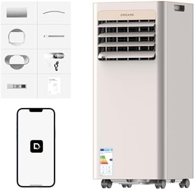 DREAME P-Wind10 9000 BTU Climatiseur portable 3-en-1 : Refroidiss...