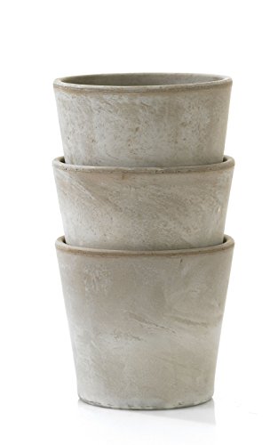 Soendgen Keramik Bloempot Dover, zandgrijs, 25 x 25 x 24 cm, 0650/0025/2031 - Image 4