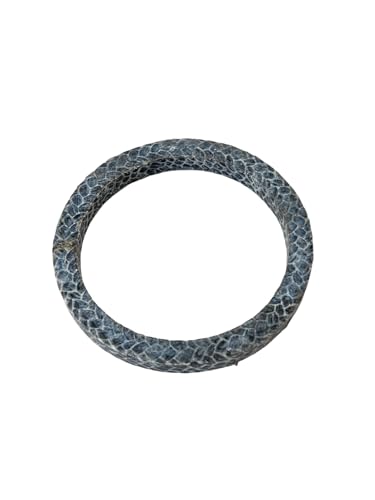 Fasergeflochtene Stopfbuchsen-Dichtungsringe, PTFE-imprägnierte Kohlefaser-Stopfbuchsen-Dichtungsringe - 10 Stück for Pumpen und Ventile(OD75*ID55*10mmT)